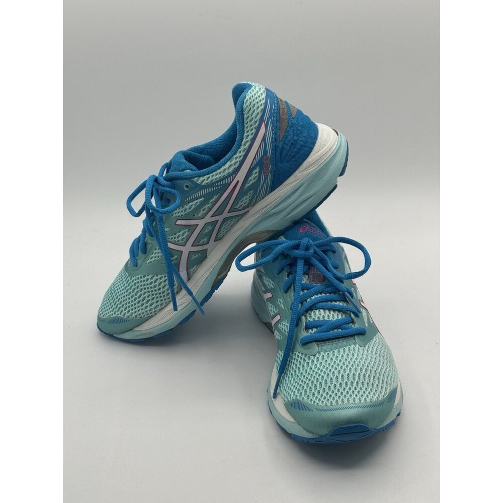 Asics Gel-Cumulus 18 Women Size 8.5  Teal Blue Running Shoes Athletic Sneakers - Picture 9 of 13